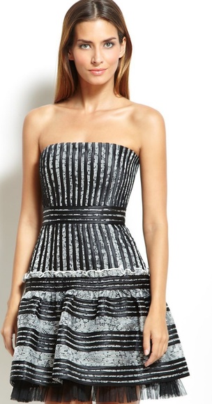 NWT! BCBGMAXAZRIA MADELINE COCKTAIL DRESS - Picture 1 of 8